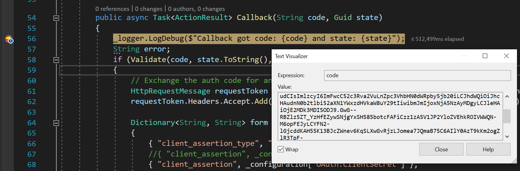 authorization code